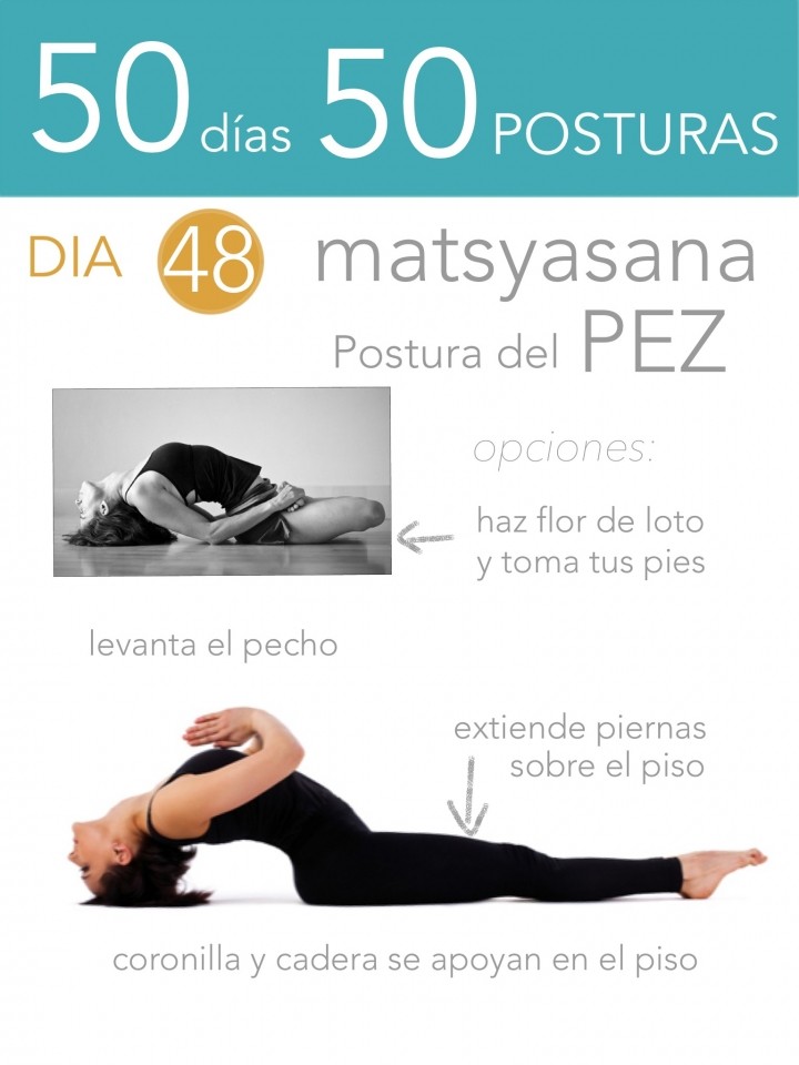 50 días 50 posturas. Día 48. Postura del pez