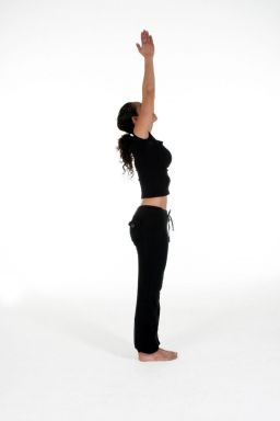 Ihnala para Urdhva Hastasana